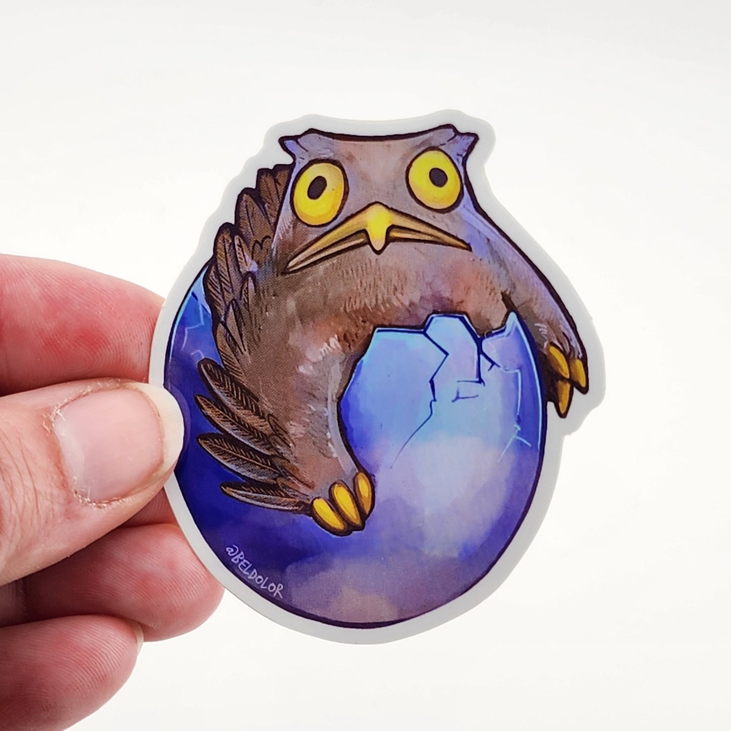 Hogmouth Owlbear Sticker