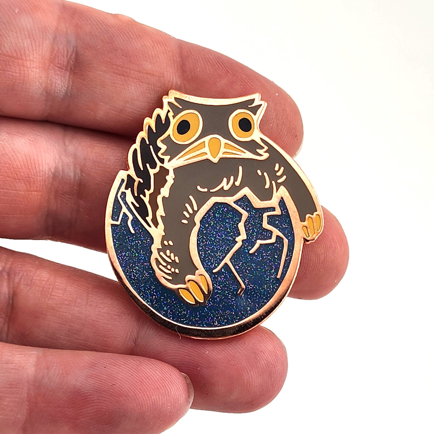 Hogmouth Owlbear Pin